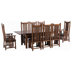 Craftsman Dining Sets by Crafters and Weavers