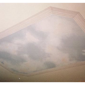 Trompe Loeil Ceiling Mural