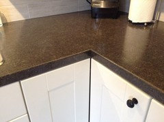 Finished Ikea Kitchen The Countertop Is Formica Mineral Jet In Radiance Finish And I Love It