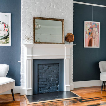 Accent Wall in Living Room