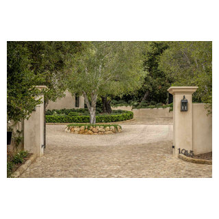 Cold Springs Road Montecito Mediterranean Landscape - Mediterranean ...