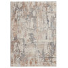 Nourison Rustic Textures 5'3" x 7'3" Beige/Grey Modern Indoor Area Rug
