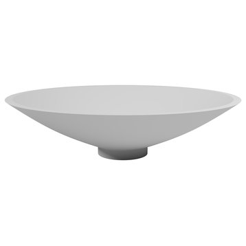 Mahdi Solid Surface Square Vessel Sink