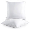 Plush Gel-Fiber Filled Pillows, 1,500TC Microfiber, Euro, Set of 2