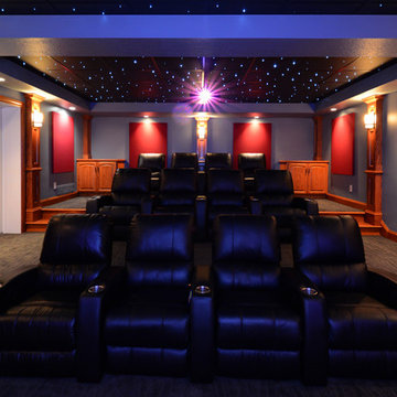 Large Elegant Home Theater Project
