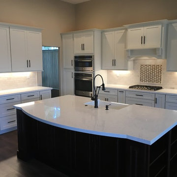 Murrieta Transitional White Kitchen Remodel