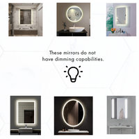 Aurora Backlit LED Mirror, 24"x36"x1.75"