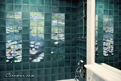 Lilies Bathroom Tile Murals
