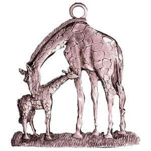 Pewter Ornament Elephant Family