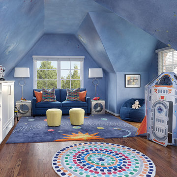"Out of this World" Space Themed Playroom