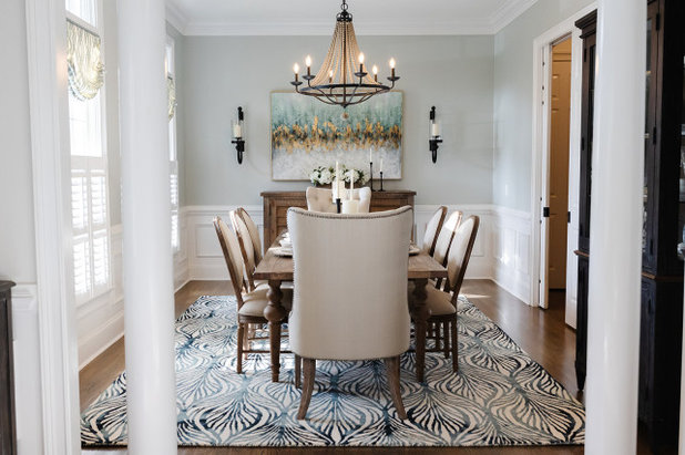 Beach Style Dining Room by Interior Vision Design Studio