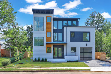 Example of a trendy exterior home design in DC Metro