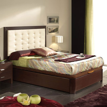 Dupen 515 Contemporary Storage Platform Bed - $800