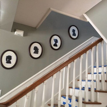 Custom Family Portraits on Stairway