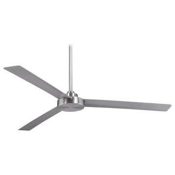 Minka Aire Roto XL 62 in. Indoor/Outdoor Brushed Aluminum Ceiling Fan
