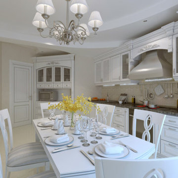 Shabby Chic, Shades of White, Kitchen