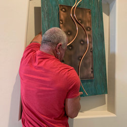 The Dance - original hand tooled copper - Sculptures
