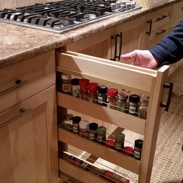 Crystal Cabinetry -Maple Framelesss