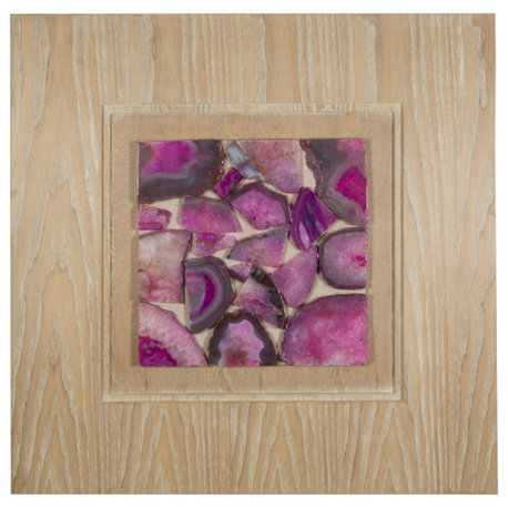 Shattered Purple Agate Wall Décor