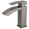 STYLISH Single Hole Bathroom Faucet, Brushed Nickel