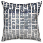 DDCG - Dusty Blue Swatches Spun Poly Pillow, 18"x18" - This polyester pillow features a design of monochromatic blue patches to help you add a stunning accent piece to  your home. The durable fabric of this item ensures it lasts a long time in your home.  The result is a quality crafted product that makes for a stylish addition to your home. Made to order.