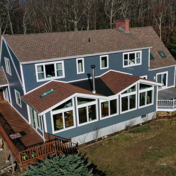 Jarmes Hardie Cedarmill Select Siding, PVC Trim - Princeton, MA