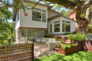 Trendy exterior home photo in Austin