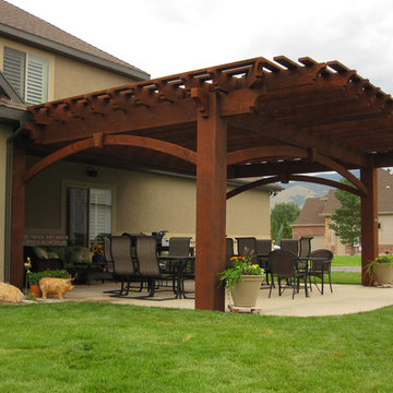 Massive Oversized Pergola For Outdoor Family Entertaining