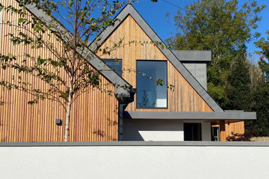 Design ideas for a scandinavian home design in Hampshire.