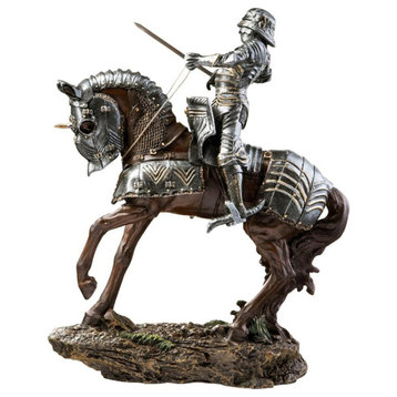 Design Toscano Silver Knight Of Blenheim Palace