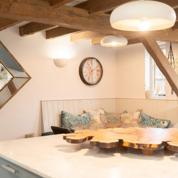 Blue Shaker Kitchen in Brockenhurst