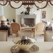 Lighting with architectural stone and antiques (Mediterranean Style)