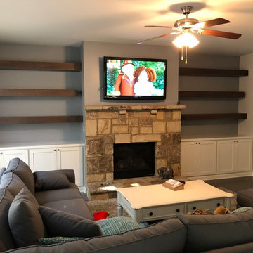 Baines Lower Bookcase Units & Floating Shleves