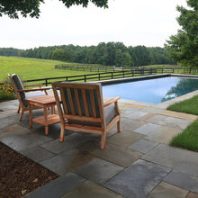 pool and backyard
