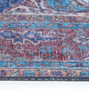 Kaleen Indoor-Outdoor Distressed Boho Patio Rug, Blue, 5'x7'6"