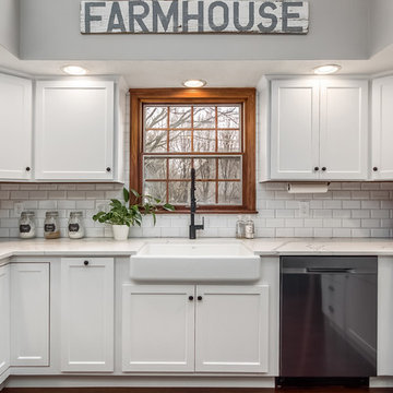 Transitional Two-Tone Kitchen Remodel