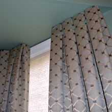 box pleat drapery