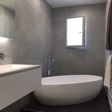 Salle de bains ilot