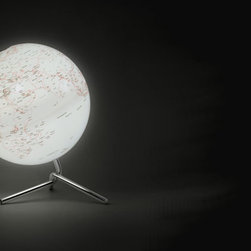 Globe: Modern World Globe with Light - World Globes