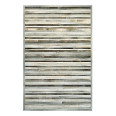Couristan Chalet Plank Gray/Ivory Area Rug, 2'x4'