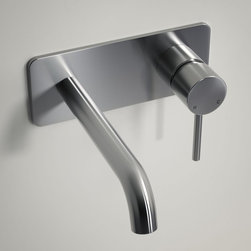 LUSSO LUXE SERIES WALL MOUNTED BASIN MIXER TAP BRUSHED STAINLESS - Products