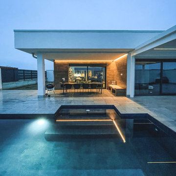 Villa in stile chalet moderno