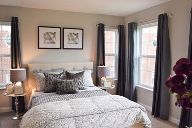 Example of a bedroom design in Other
