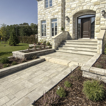 Massive paver construction