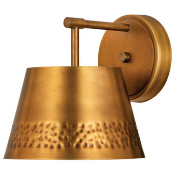Z-Lite 6013-1S Maddox 9" Tall Wall Sconce - Rubbed Brass