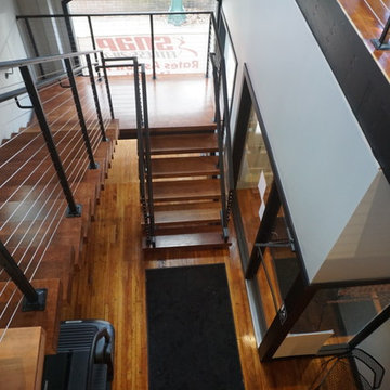 Shape Fitness Cable Wire Railing Job, Worthington, Ohio