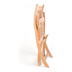 Wintons Teak Brighton Folding Chair - Outdoor Dining Chairs