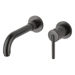 Delta Trinsic&reg; Wall Mount Lavatory Faucet, Venetian&reg; Bronze Finish, 3559LF-RBWL - Bathtub Faucets