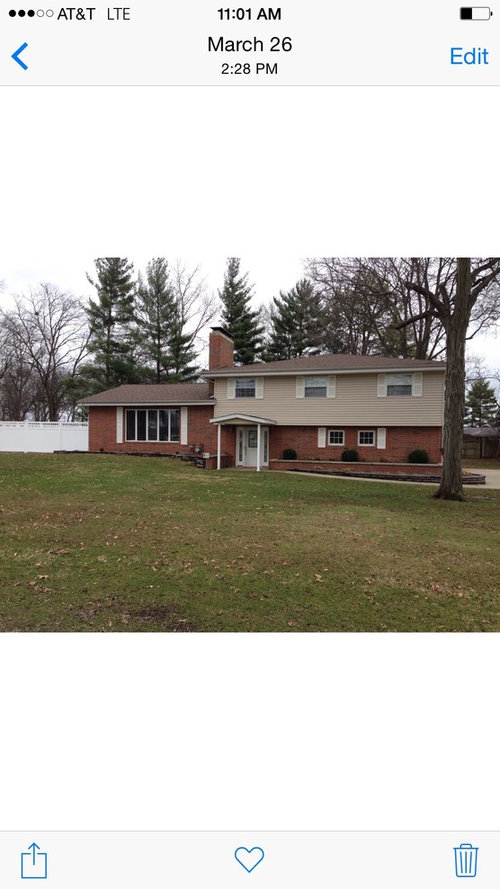 Tri level porch addition