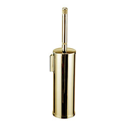 Secret Bath - Cecilia Luxury Gold Swarovski Crystals Wall Toilet Brush Holder - Toilet Brushes & Holders